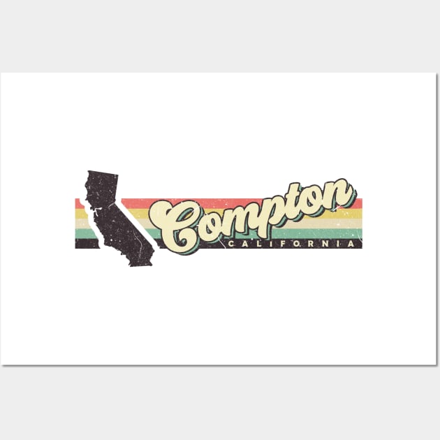 Compton California city Wall Art by SerenityByAlex